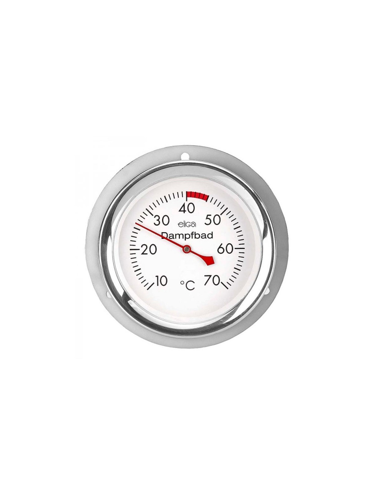 Dampfbadthermometer aus Edelstahl