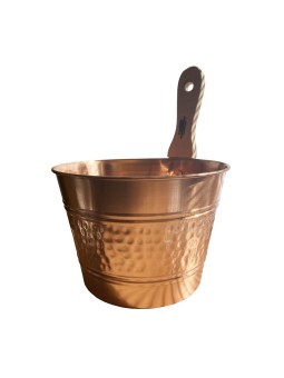 Secchiello per sauna in rame