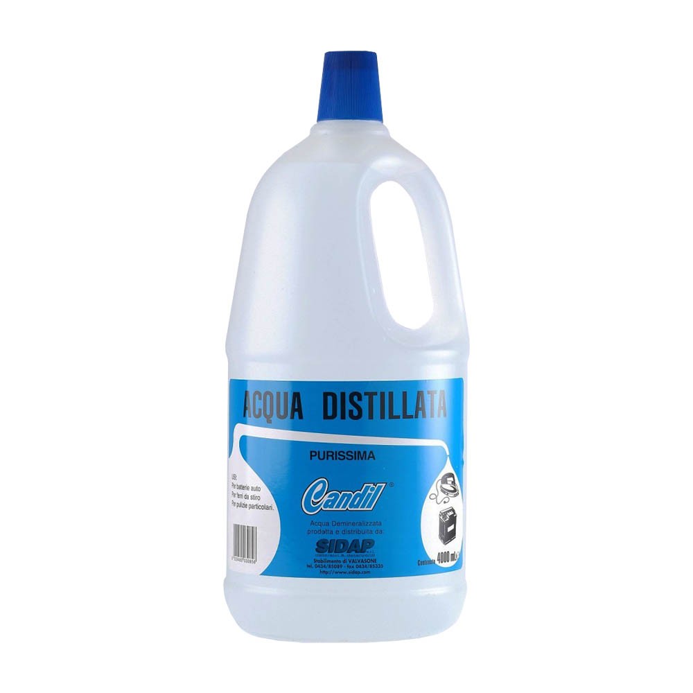 Aqua Dest Acqua distillata – 4 taniche da 5 litri, acqua da laboratorio 20  litri